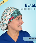 Beagle Medical Team - Scrub Cap - rae & grace - Bouffant