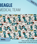 Beagle Medical Team - Scrub Cap - rae & grace - Skull Cap - *Made to order
