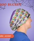 Boo Bucket Bash - Scrub Cap - rae & grace - Euro - Accent Top