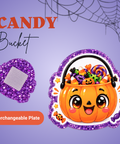 Candy Bucket - Badge Reel - rae & grace - Interchangeable Plate Only