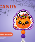 Candy Bucket - Badge Reel - rae & grace - Permanent/Beads