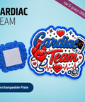 Cardiac Team - Badge Reel - rae & grace - Interchangeable Plate Only