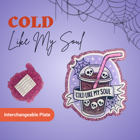 Cold Like My Soul - Badge Reel - rae & grace - Interchangeable Plate Only