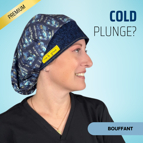 Cold Plunge - Scrub Cap - rae & grace - Bouffant