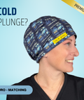 Cold Plunge - Scrub Cap - rae & grace - Euro - Matching Top