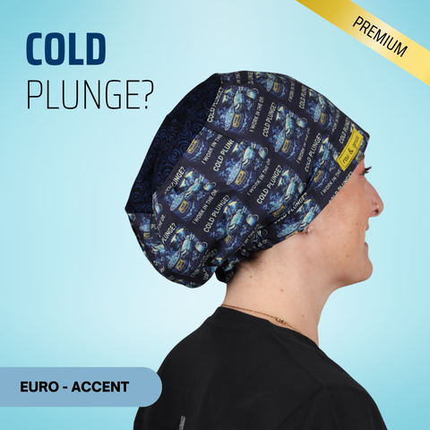 Cold Plunge - Scrub Cap - rae & grace - Euro - Accent Top