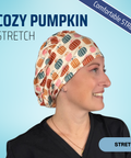 Cozy Pumpkin Patch - Scrub Cap - rae & grace - Skull Cap - *Made to order