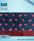 Crab Crawl - Scrub Cap - rae & grace - Pixie - *Made to order