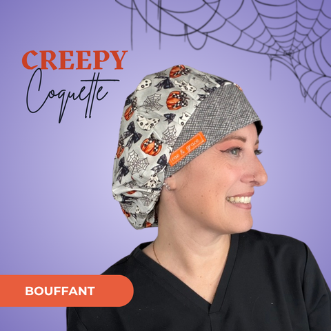 Creepy Coquette - Scrub Cap - rae & grace - Bouffant