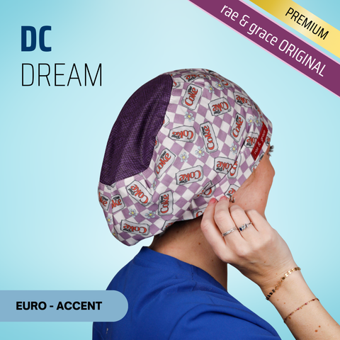 Dc Dream - Scrub Cap - rae & grace - Euro - Accent Top