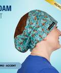Dam It - Scrub Cap - rae & grace - Euro - Accent Top