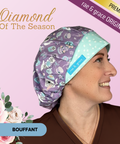 Diamond Of The Season - Scrub Cap - rae & grace - Bouffant