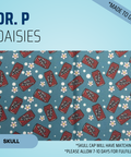Dr P. Daisies - Scrub Cap - rae & grace - Skull Cap - *Made to order