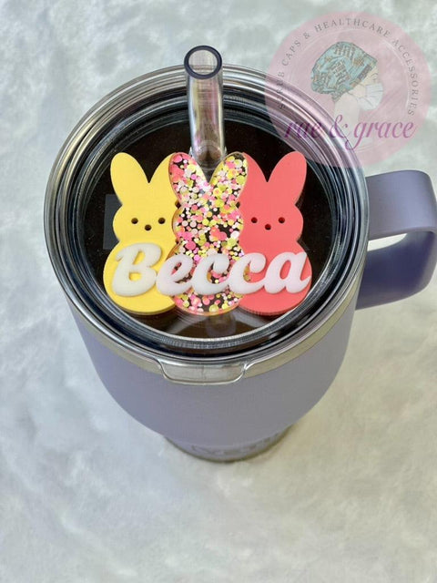 Easter Bunny Trio - Tumbler Tag