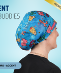 ENT Buddies - Scrub Cap - rae & grace - Euro - Accent Top