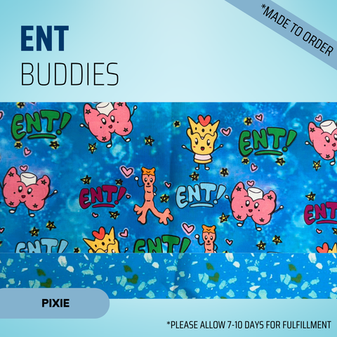 ENT Buddies - Scrub Cap - rae & grace - Pixie - *Made to order