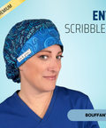Ent Scribbles - Scrub Cap - rae & grace - Bouffant
