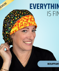 Everything Is Fine - Scrub Cap - rae & grace - Bouffant