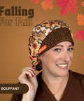 Falling For Fall  - Scrub Cap - rae & grace - Bouffant