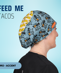 Feed Me Tacos - Scrub Cap - rae & grace - Euro - Accent Top