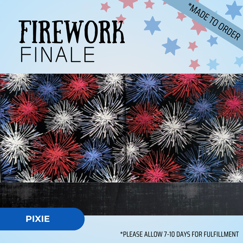 Firework Finale - Scrub Cap - rae & grace - Pixie - *Made to order