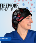 Firework Finale - Scrub Cap - rae & grace - Bouffant