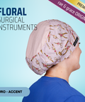 Floral Surgical Instruments - Scrub Cap - rae & grace - Euro - Accent Top