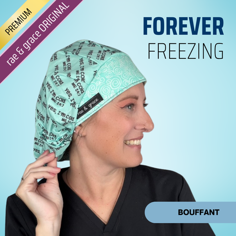 Forever Freezing - Scrub Cap - rae & grace - Bouffant