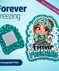 Forever Freezing - Badge Reel - rae & grace - Interchangeable Plate Only