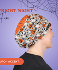 Fright Night Fun - Scrub Cap - rae & grace - Euro - Accent Top