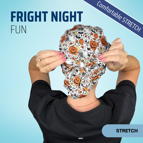Fright Night Fun - Scrub Cap - rae & grace - Stretch