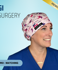 Gi Surgery - Scrub Cap - rae & grace - Euro - Matching Top