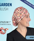 Garden Blush - Scrub Cap - rae & grace - Stretch