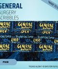 General Surgery Scribbles - Scrub Cap - rae & grace - Pixie - *Made to order