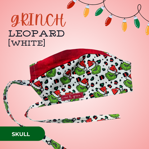 Grinch Leopard on White