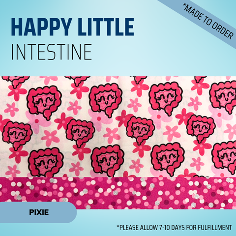 Happy Little Intestines - Scrub Cap - rae & grace - Pixie - *Made to order