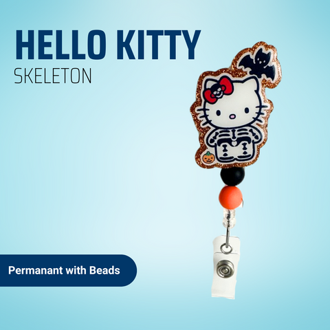 Hello Kitty Skeleton - Badge Reel