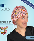 Hot Flashes Make Me Hormotional - Scrub Cap - rae & grace - Stretch