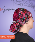 I Scream - Scrub Cap - rae & grace - Ponytail - Accent Top