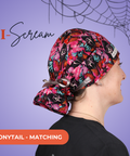 I Scream - Scrub Cap - rae & grace - Ponytail - Matching Top