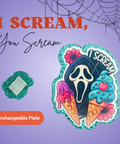 I Scream, You Scream - Badge Reel - rae & grace - Interchangeable Plate Only