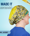 I Came, I Saw, I Made It Awkward - Scrub Cap - rae & grace - Euro - Accent Top
