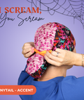 I Scream, You Scream - Scrub Cap - rae & grace - Ponytail - Accent Top