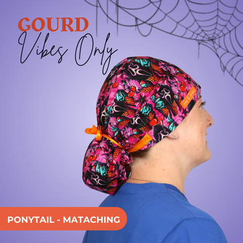 I Scream, You Scream - Scrub Cap - rae & grace - Ponytail - Matching Top