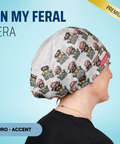 In My Feral Era - Scrub Cap - rae & grace - Euro - Accent Top