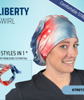 Liberty Swirl - Scrub Cap - rae & grace - Stretch