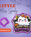 Little Miss Spooky - Badge Reel - rae & grace - Interchangeable Plate Only