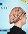Hot Flashes Make Me Hormotional - Scrub Cap - rae & grace - Euro - Accent Top