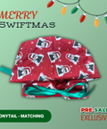 Merry Swiftmas - Scrub Cap - rae & grace - Ponytail - Matching Top
