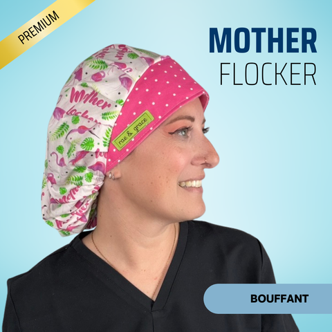 Mother Flocker - Scrub Cap - rae & grace - Bouffant